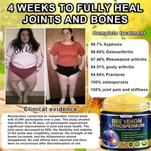 𝗙𝗗𝗔 𝗖𝗲𝗿𝘁𝗶𝗳𝗶𝗲𝗱 · 𝗢𝗳𝗳𝗶𝗰𝗶𝗮𝗹 𝗦𝘁𝗼𝗿𝗲 | Purelora®🔥 BEE VENOM LITHOSPERMUM Pain-Relief Bone Healing Cream 👑👑(Specially for older adults)