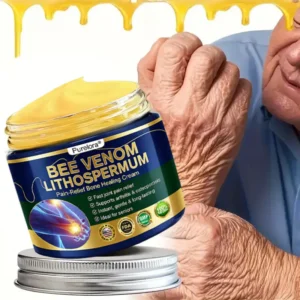 𝗙𝗗𝗔 𝗖𝗲𝗿𝘁𝗶𝗳𝗶𝗲𝗱 · 𝗢𝗳𝗳𝗶𝗰𝗶𝗮𝗹 𝗦𝘁𝗼𝗿𝗲 | Purelora®🔥 BEE VENOM LITHOSPERMUM Pain-Relief Bone Healing Cream 👑👑(Specially for older adults)