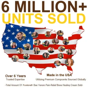 𝗙𝗗𝗔 𝗖𝗲𝗿𝘁𝗶𝗳𝗶𝗲𝗱 · 𝗢𝗳𝗳𝗶𝗰𝗶𝗮𝗹 𝗦𝘁𝗼𝗿𝗲 | Purelora®🔥 BEE VENOM LITHOSPERMUM Pain-Relief Bone Healing Cream 👑👑(Specially for older adults)