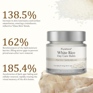 🇺🇸 FDA Certified | Purelora® Black and White Rice Day and Night Dual Repair Cream (Delays aging, repairs skin, removes warts, skin tags, and keratin buildup, providing 24-hour care for your skin)