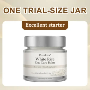🇺🇸 FDA Certified | Purelora® Black and White Rice Day and Night Dual Repair Cream (Delays aging, repairs skin, removes warts, skin tags, and keratin buildup, providing 24-hour care for your skin)