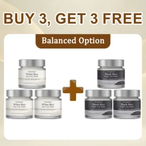 🇺🇸 FDA Certified | Purelora® Black and White Rice Day and Night Dual Repair Cream (Delays aging, repairs skin, removes warts, skin tags, and keratin buildup, providing 24-hour care for your skin)