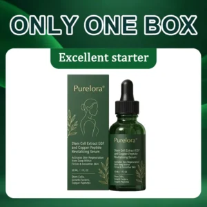 💖Change from the inside out | Purelora® Stem Cell–Derived EGF & Copper Peptide Activating Serum  (Deeply activates skin renewal from within for firmer, smoother-looking skin)