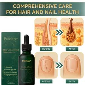 New Arrival 🔥💖Official Only Store💖 | 𝗣𝘂𝗿𝗲𝗹𝗼𝗿𝗮® 𝗦𝘁𝗲𝗺 𝗖𝗲𝗹𝗹–𝗔𝗰𝘁𝗶𝘃𝗮𝘁𝗲𝗱 𝗖𝗼𝗹𝗹𝗮𝗴𝗲𝗻 𝗣𝗲𝗽𝘁𝗶𝗱𝗲 𝗱𝗿𝗼𝗽𝘀👩‍⚕️(⭐ Visibly Lift Sagging Skin and Smooth Wrinkles — All From the Inside Out)🌵