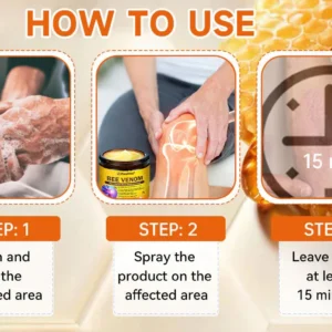 Official U.S Store🇺🇸Purelora® Bee Venom Pain Relief Joint Repair Cream 🐝🐝(Fast Acting Pain Relief, Inflammation Reduction & Bone Support)