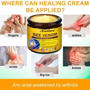 Official U.S Store🇺🇸Purelora® Bee Venom Pain Relief Joint Repair Cream 🐝🐝(Fast Acting Pain Relief, Inflammation Reduction & Bone Support)