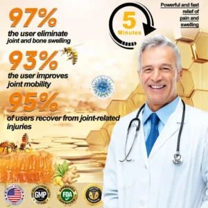 Official U.S Store🇺🇸Purelora® Bee Venom Pain Relief Joint Repair Cream 🐝🐝(Fast Acting Pain Relief, Inflammation Reduction & Bone Support)