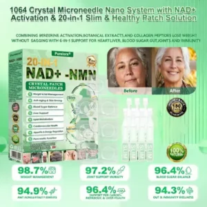 Purelora® 1064 Crystal Microneedle Nano System with NAD⁺ Activation & 20-in-1 Slim & Healthy Pacth Solution