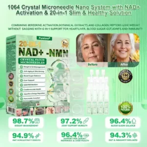 Purelora® 1064 Crystal Microneedle Nano System with NAD⁺ Activation & 20-in-1 Slim & Healthy Pacth Solution