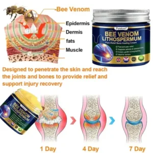 Purelora® BEE VENOM LITHOSPERMUM Pain-Relief Bone Healing Cream