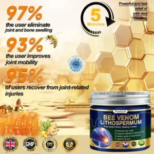 Purelora® BEE VENOM LITHOSPERMUM Pain-Relief Bone Healing Cream