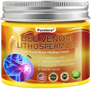 🐝Purelora® Bee Venom & Lithospermum Comfort Cream When Walking, Standing or Sleeping Hurts — Daily Pain Relief & Bone Comfort for Older Adults
