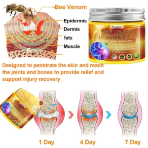 🐝Purelora® Bee Venom & Lithospermum Comfort Cream When Walking, Standing or Sleeping Hurts — Daily Pain Relief & Bone Comfort for Older Adults