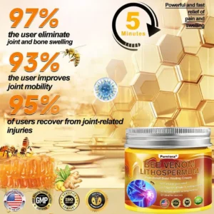 🐝Purelora® Bee Venom & Lithospermum Comfort Cream When Walking, Standing or Sleeping Hurts — Daily Pain Relief & Bone Comfort for Older Adults