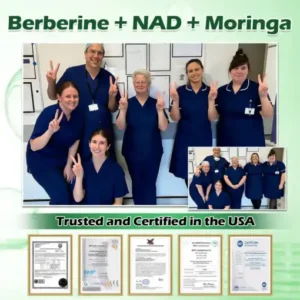 Purelora® Moringa Berberine NAD 10-in-1 Nano Microneedle Patch (Just once daily, visible changes in 7 days) Supports weight management, loose skin, diabetes care, sleep apnea, joint comfort, and more