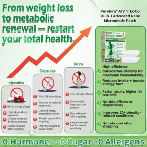 OFFICIAL
        BRAND
      
    

    
    Purelora®
    
      🇺🇸𝐀𝐂𝐕 × 𝐄𝐆𝐂𝐆 𝟏𝟎-𝐢𝐧-𝟏 𝐀𝐝𝐯𝐚𝐧𝐜𝐞𝐝 𝐍𝐚𝐧𝐨 𝐌𝐢𝐜𝐫𝐨𝐧𝐞𝐞𝐝𝐥𝐞 𝐏𝐚𝐭𝐜𝐡 (💧𝐉𝐮𝐬𝐭 𝐨𝐧𝐜𝐞 𝐚 𝐝𝐚𝐲, 𝐯𝐢𝐬𝐢𝐛𝐥𝐞 𝐜𝐡𝐚𝐧𝐠𝐞𝐬 𝐢𝐧 𝟕 𝐝𝐚𝐲𝐬) ✅𝐅𝐨𝐫 𝐨𝐛𝐞𝐬𝐢𝐭𝐲, 🅛🅞🅞🅢🅔 🅢🅚🅘🅝,𝐝𝐢𝐚𝐛𝐞𝐭𝐞𝐬, 𝐬𝐥𝐞𝐞𝐩 𝐚𝐩𝐧𝐞𝐚, 𝐣𝐨𝐢𝐧𝐭 𝐢𝐬𝐬𝐮𝐞𝐬, 𝐚𝐧𝐝 𝐦𝐨𝐫𝐞 🇺🇸  | 🧑‍⚕️