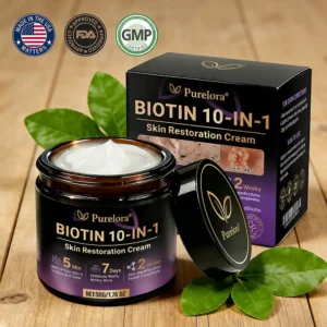 Made and Shipped from the USA 🍁 Purelora® Biotin 10-in-1 Skin Repair Cream — Last Day of Sale: 75% Off