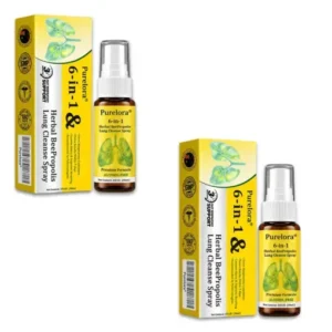 𝐏𝐔𝐑𝐄𝐋𝐎𝐑𝐀® 6-in-1 Herbal BeePropolis Lung Cleanse Spray