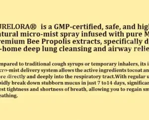 𝐏𝐔𝐑𝐄𝐋𝐎𝐑𝐀® 6-in-1 Herbal BeePropolis Lung Cleanse Spray