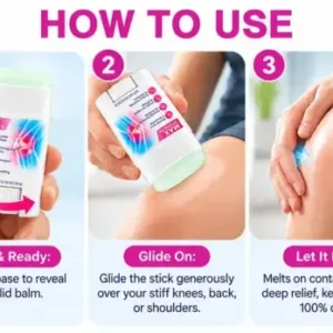 𝐏𝐔𝐑𝐄𝐋𝐎𝐑𝐀® Pain-Relief Bone-Healing Balm Stick