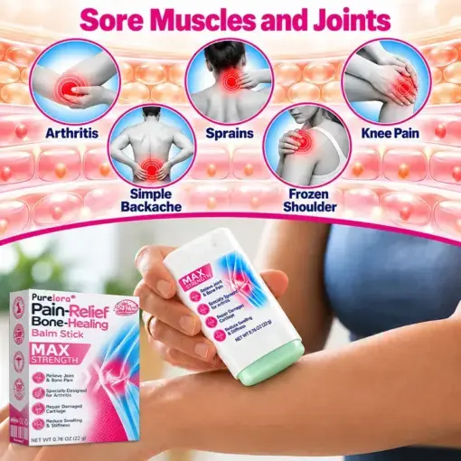 𝐏𝐔𝐑𝐄𝐋𝐎𝐑𝐀® Pain-Relief Bone-Healing Balm Stick