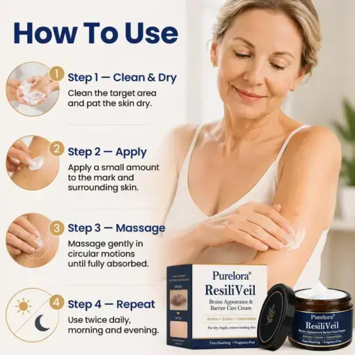 Purelora® ResiliVeil Bruise Appearance Barrier Care Cream